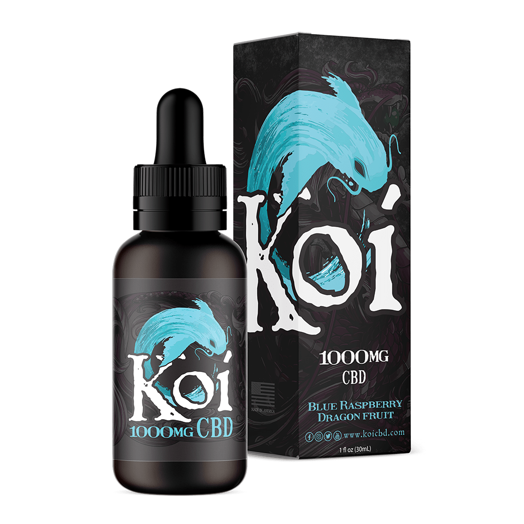 Koi Blue CBD Vape Juice (BLUE RASPBERRY DRAGON FRUIT)